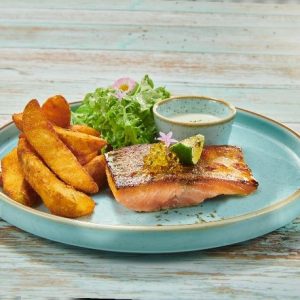 Salmon steak